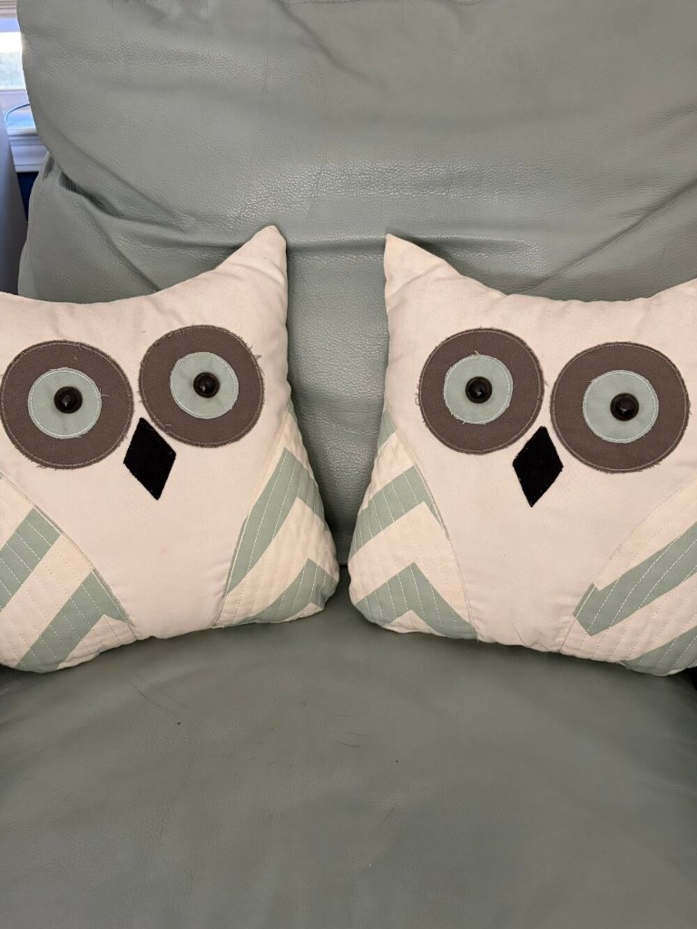 vintage y2k thro owl pillows decor set